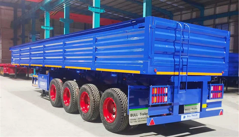 4 Axles Side-dump Trailer